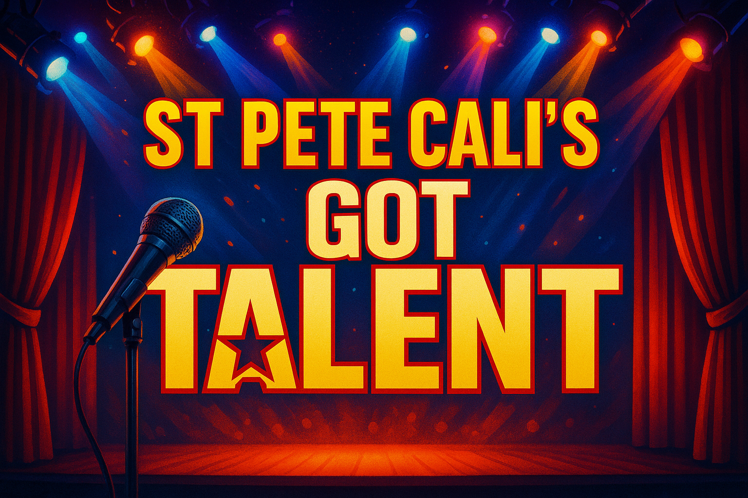 can you please spell it "St Pete Cali's Got Talent"