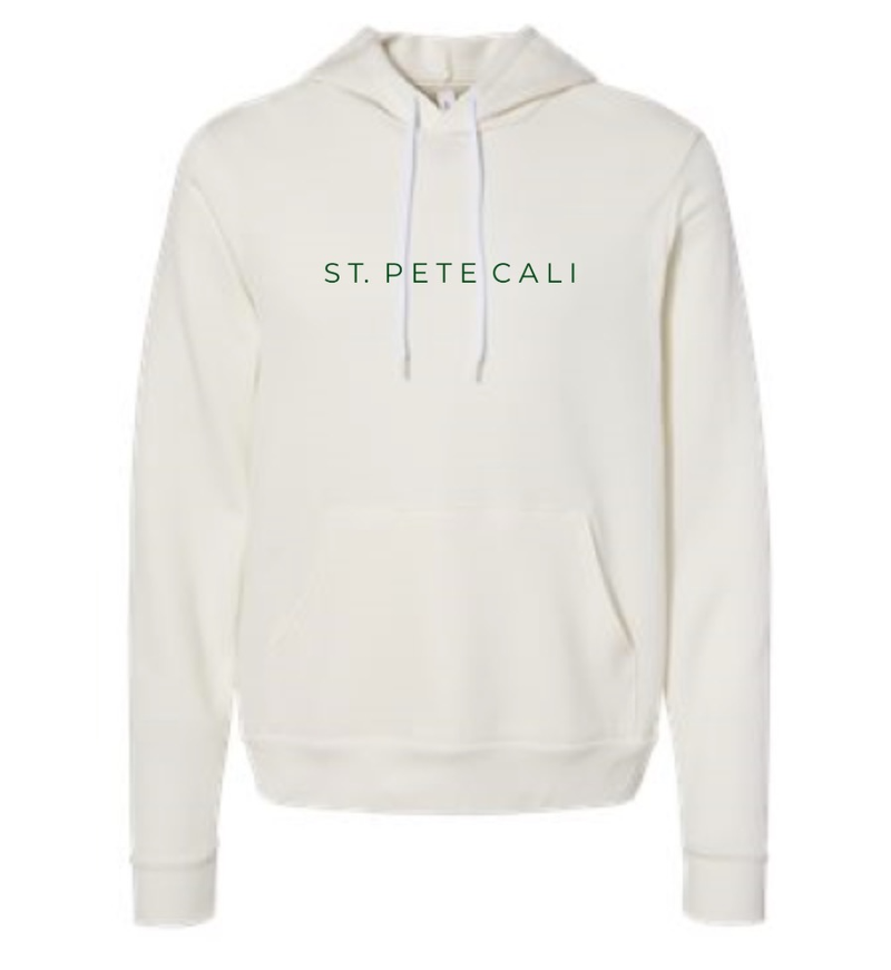 St. Pete Cali - Vintage White Hoodie